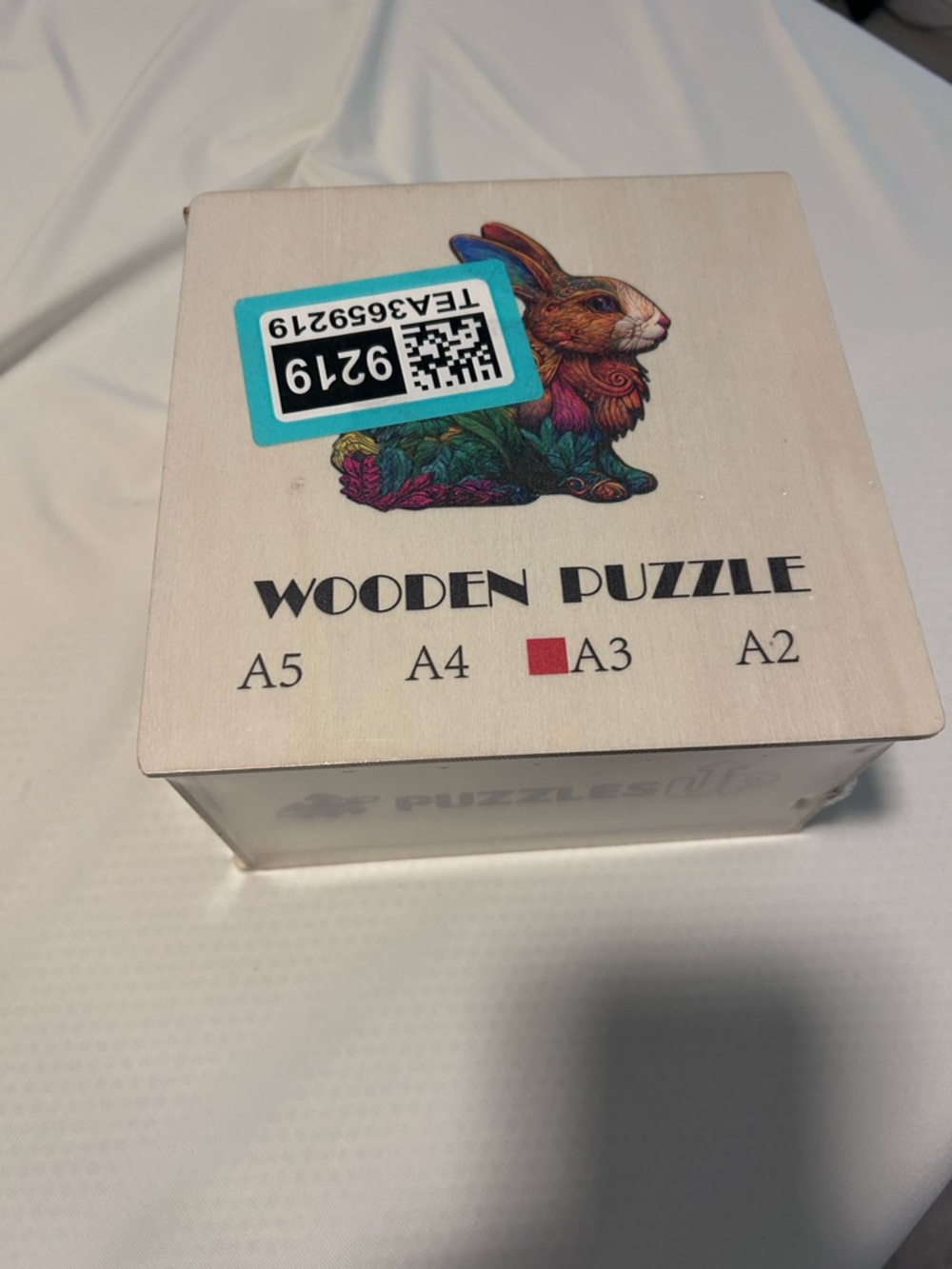 Wooden Rabbit Puzzle A3 – Puzzles Up – Brand New in Box